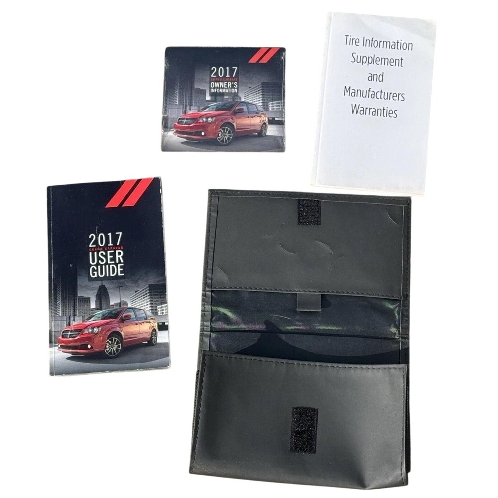 2017 Dodge Caravan Owner's Manual User Guide Book + DVD Supplement Warranty